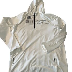 ASRV White Performance Hoodie Jacket